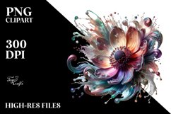 Abstract Shiny Anemone Made of Shiny Material Product Image 1