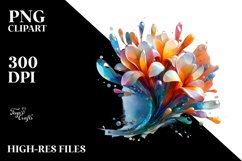 Abstract Shiny Freesia Clipart Product Image 3