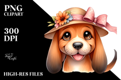 Cartoon Bloodhound Watercolor JPEG Product Image 2