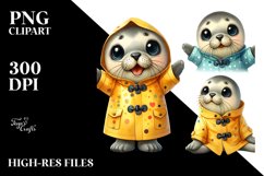 Expressive Seal Clipart Product Image 1