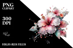 Hibiscus Made of PNG Product Image 2