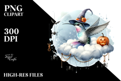 Hummingbird Halloween Cloud PNG Product Image 2