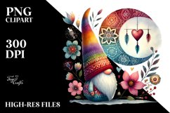 Very Simple Boho Valentines Gnome PNG Product Image 2