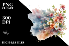 Spring Flower with Cloud Dust PNG Product Image 2
