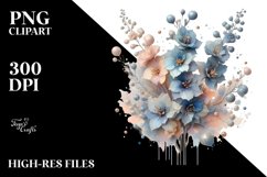 Colorful Delphinium Shiny Material | Clipart Product Image 1