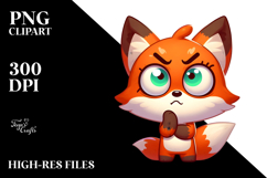 Ridiculously Cute Fox Vector Art, PNG Product Image 2
