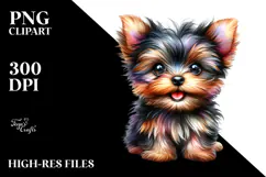 Happy Baby Yorkipoo, Transparent PNG Product Image 2