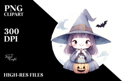 Simple Witch Image, High-Quality PNG Product Image 2