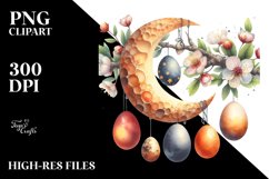 Half Moon with Hanging Eggs PNG Product Image 2