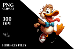 Expressive Duck with Bow Tie Product Image 2