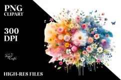 Colorful Flower with Spring Flowers and Cloud of Dust, Product Image 2