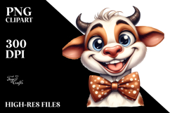 Cartoon Fox with Comically Large Udder PNG Product Image 2