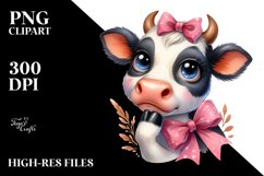 Thoughful Expressive Cow Product Image 1