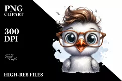 Baby Dove Portrait,Excited es | Clipart Product Image 3