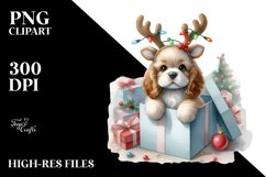 Expressive Baby Cocker Spaniel PNG Product Image 3