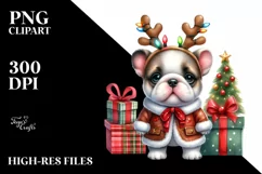Expressive Baby Bulldog PNG Product Image 1