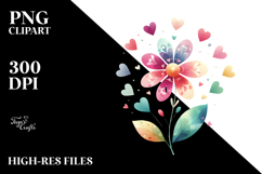Colorful Boho Flower PNG Product Image 2