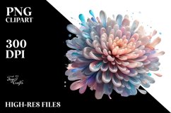 Chrysanthemum Illustration, Transparent PNG Product Image 3