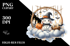 Bunny Halloween Party PNG Product Image 2