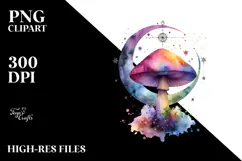 Colorful Celestial Mushroom|Summer Sticker Flower Product Image 2