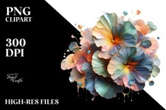 Glossy Nasturtium Watercolor Splash Product Image 3