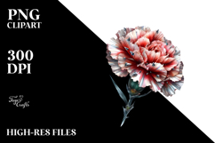 Material Carnation with Metallic Insertions PNG Product Image 2
