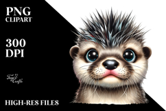 Energetic Otter PNG Product Image 2