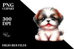 Adorable Shih Tzu PNG Product Image 2