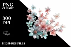Abstract Cherry Blossom | Sublimation | PNG Clipart Product Image 3