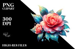 Glossy Camellia Clipart Product Image 1