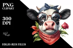 Cow Shy Cow Fancy es | Clipart Product Image 1