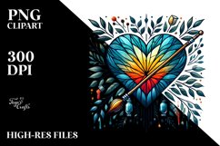 Stained Hearth PNG Product Image 2