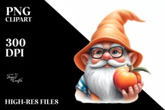 Pastel Gnome with Beach Wear | Sublimation | Clipart Product Image 1