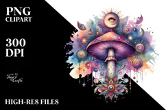 Celestial Mushroom Tarot, High-Res PNG Product Image 2