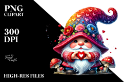 Detailed Valentines Gnome Design Product Image 2