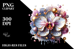 Abstract Orchid PNG Product Image 2