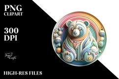 Colorful Round Ornament PNG Product Image 2