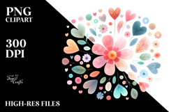 Simple Pastel Watercolor Digital Painting JPEG Product Image 2