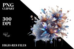 Abstract Shiny Lobelia | Clipart Product Image 1