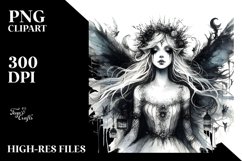 Gothic Fairy Watercolor Product Image 1