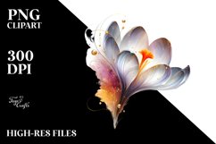 Abstract Shiny Crocus y Material | Clipart Product Image 1