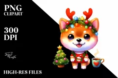 Expressive Baby Shiba Inu PNG Product Image 1
