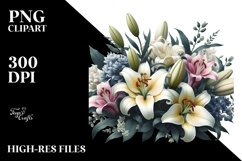 Detailed Lily White Clipart Product Image 1