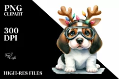 Expressive Baby Basset Hound PNG Product Image 1