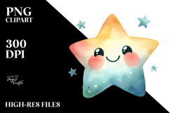 Smiling Whimsical Star PNG Product Image 2