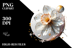 Abstract Material Daffodil PNG Product Image 2