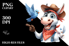 Funny Donkey Dove Bandana Product Image 2