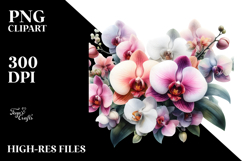 Watercolor Colorful Orchid Glossy Product Image 2