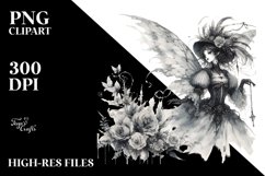 Gothic Fairy Watercolor Product Image 3