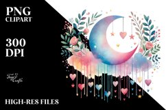 Pastel Moon PNG Product Image 2